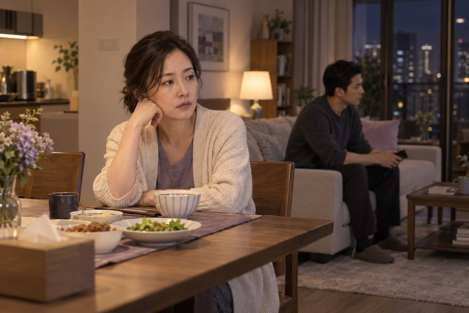 老公出軌不離婚也不斷三,夫妻在家中陷入疏離