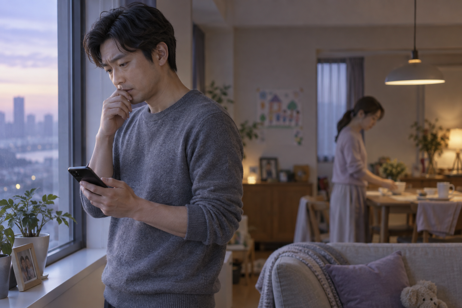 小三施壓後老公提離婚,男人面對家庭仍然猶豫